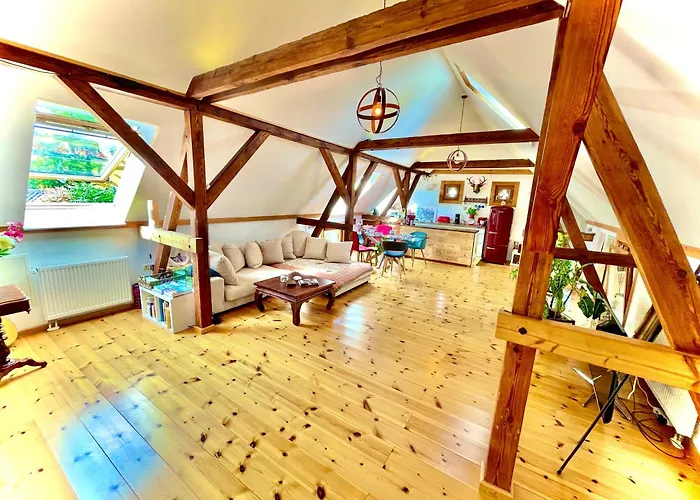 Historisches Retro Loft 70M2 Mit Garten & Seenaehe