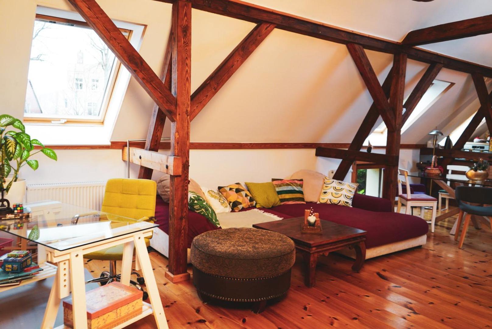 Historisches Retro Loft 70m2 Mit Garten & Seenaehe Apartment *