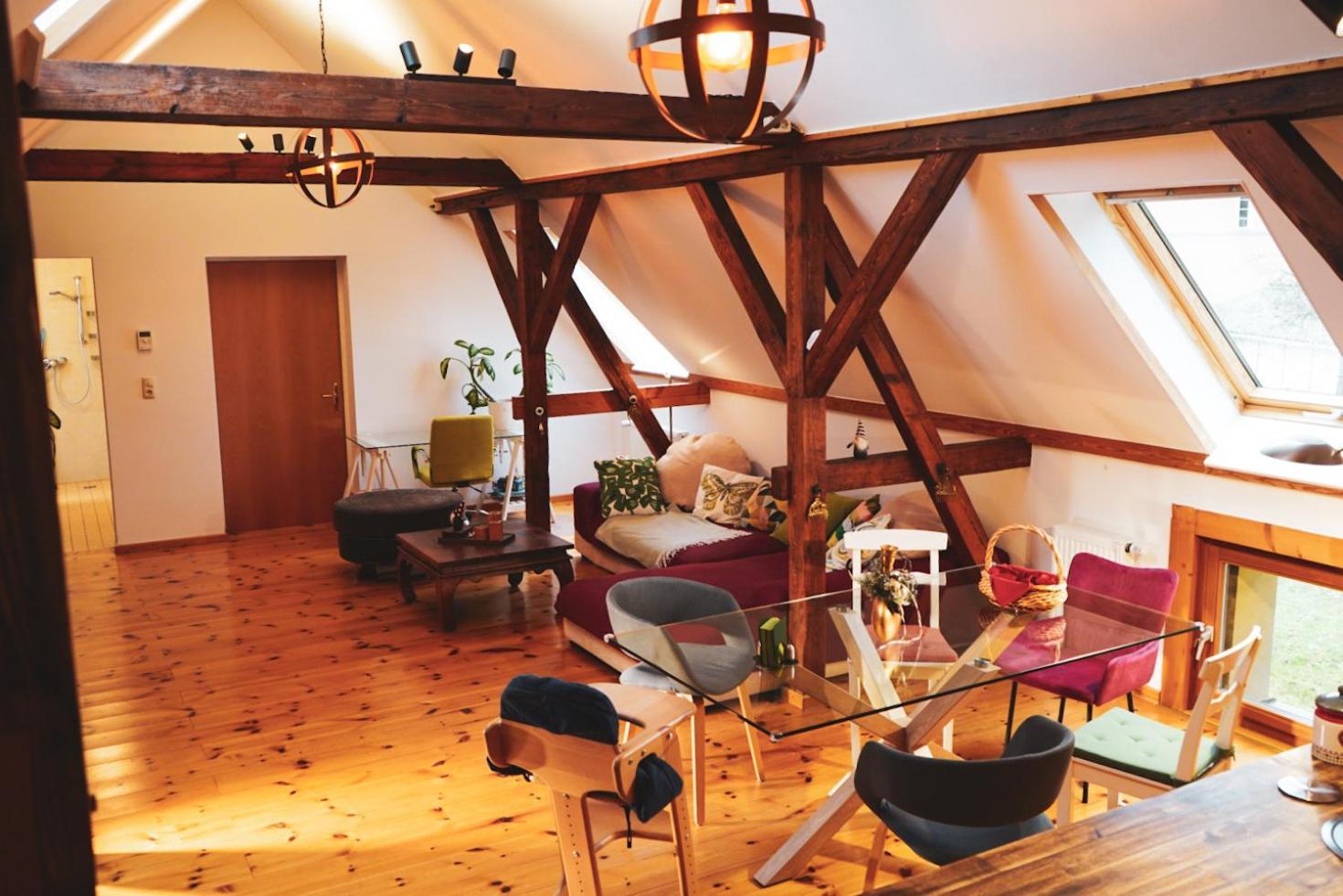 Historisches Retro Loft 70m2 Mit Garten & Seenaehe Apartment Schwielowsee