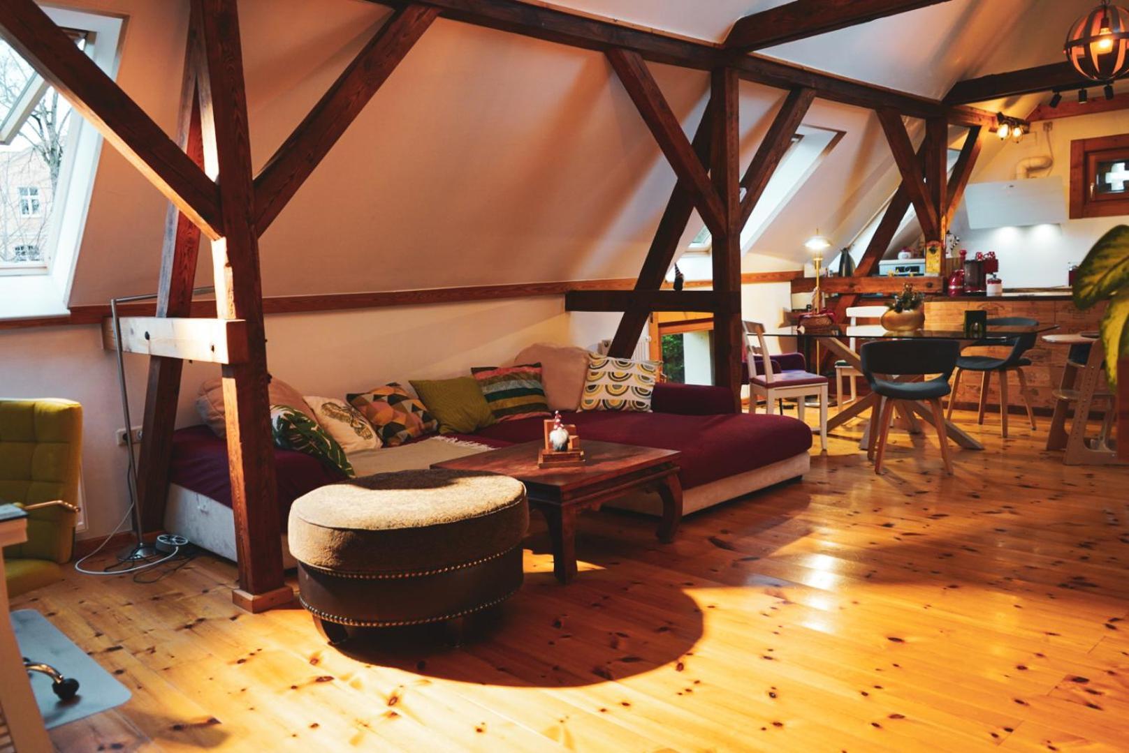 Historisches Retro Loft 70m2 Mit Garten & Seenaehe Apartment Schwielowsee