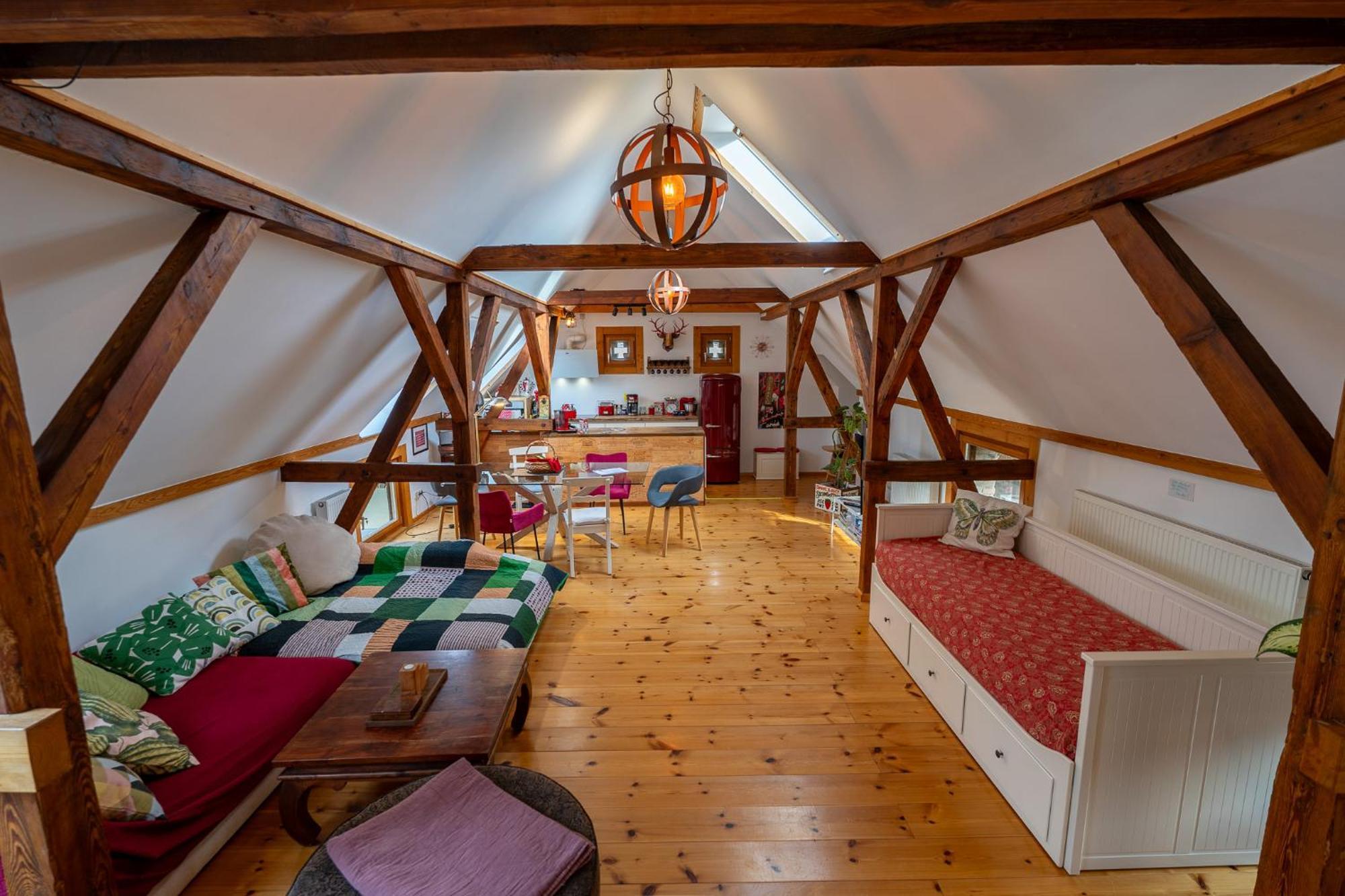 Historisches Retro Loft 70m2 Mit Garten & Seenaehe Apartment Schwielowsee