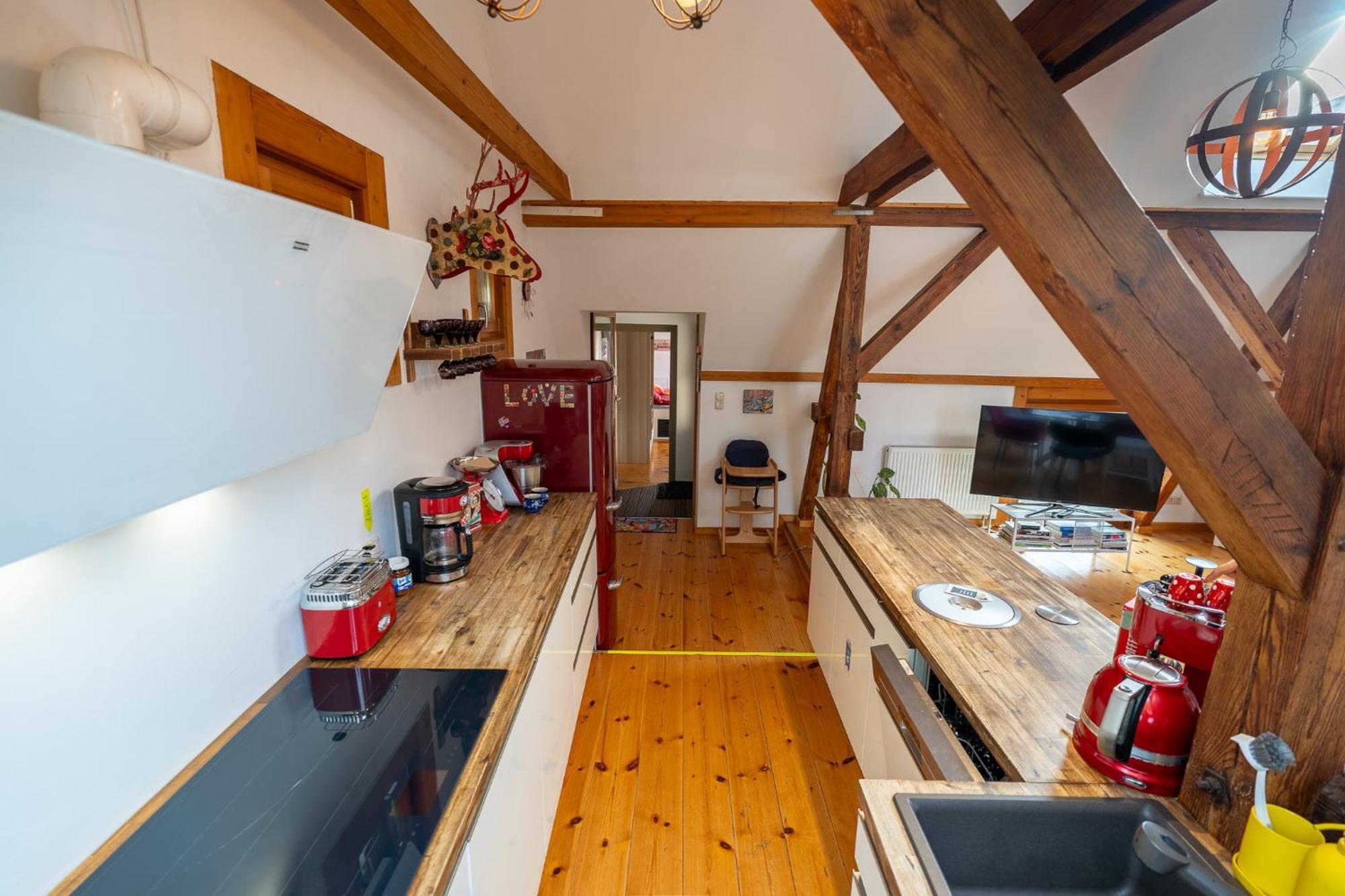 Historisches Retro Loft 70m2 Mit Garten & Seenaehe Apartment *